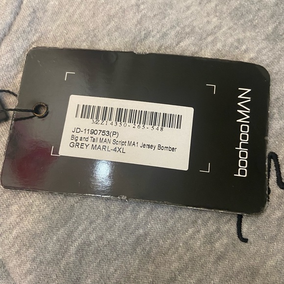 Mens boohoo man jacket  .Grey - Picture 3 of 4